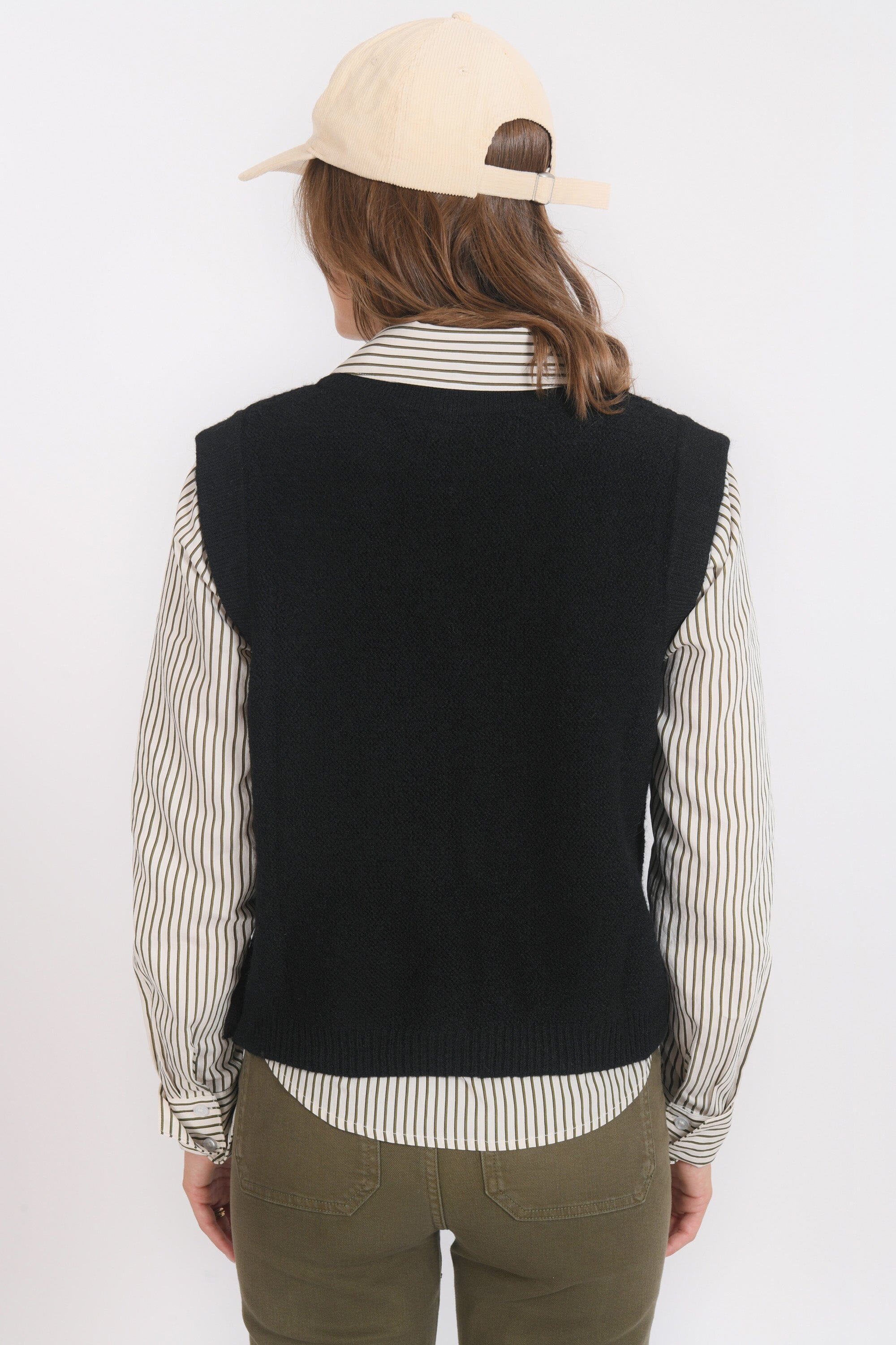 PULL SANS MANCHE - BAMBI - NOIR PULL NEW KOOKAI Mode Kookai
