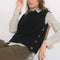 PULL SANS MANCHE - BAMBI - NOIR PULL NEW KOOKAI Mode Kookai