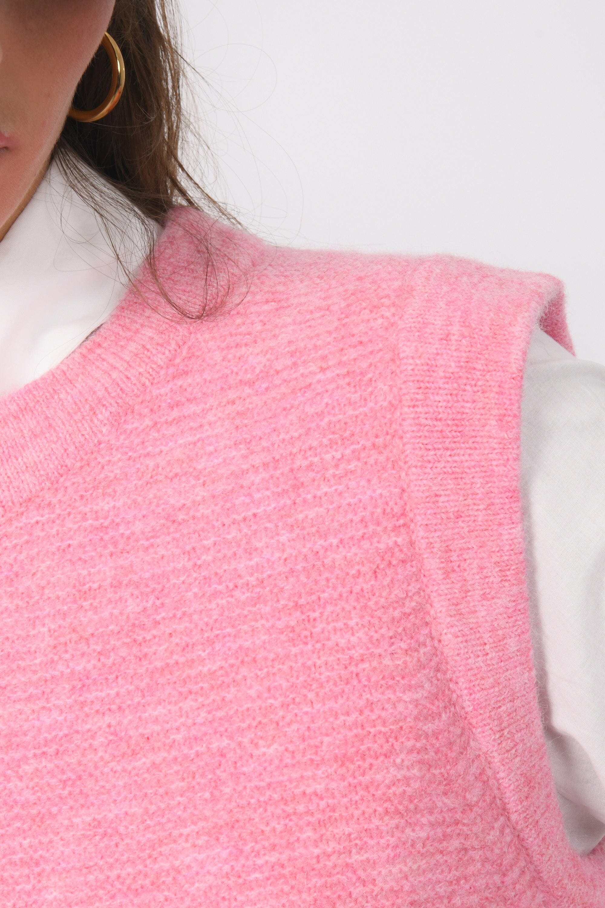 PULL SANS MANCHE - BAMBI - ROSE PULL NEW KOOKAI Mode Kookai