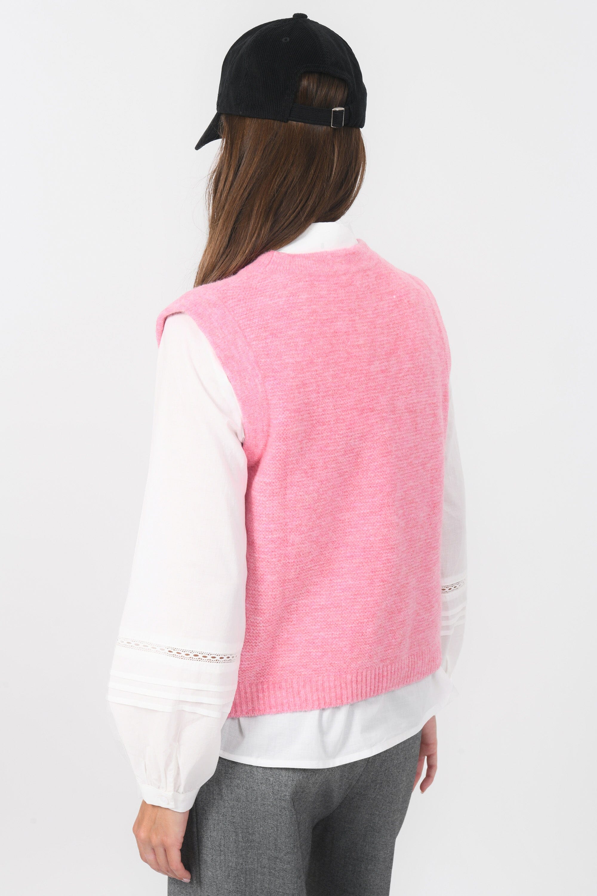 PULL SANS MANCHE - BAMBI - ROSE PULL NEW KOOKAI Mode Kookai
