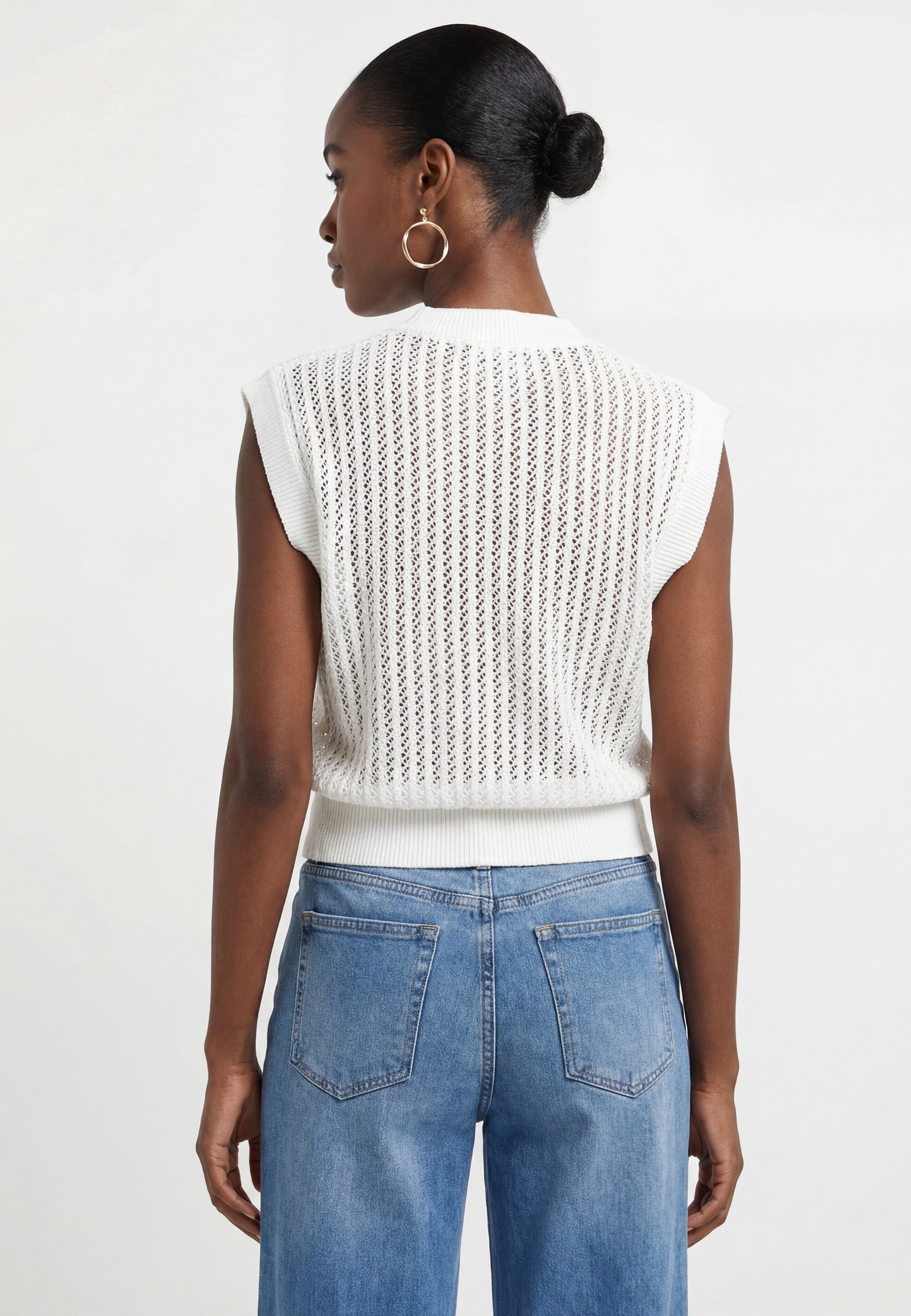 PULL SANS MANCHE - CLOVIS - ECRU PULL NEW KOOKAI Mode Kookai