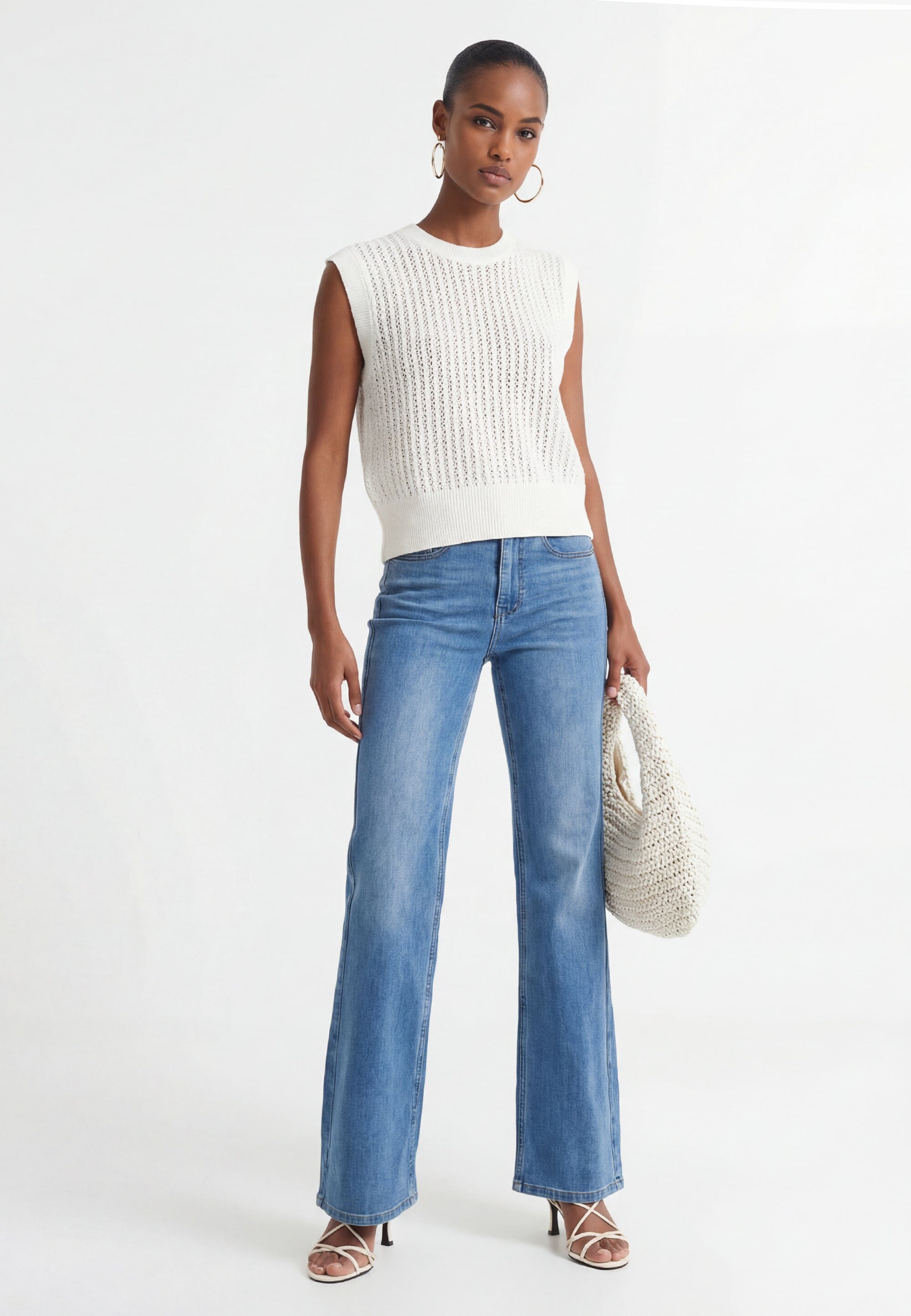 PULL SANS MANCHE - CLOVIS - ECRU PULL NEW KOOKAI Mode Kookai