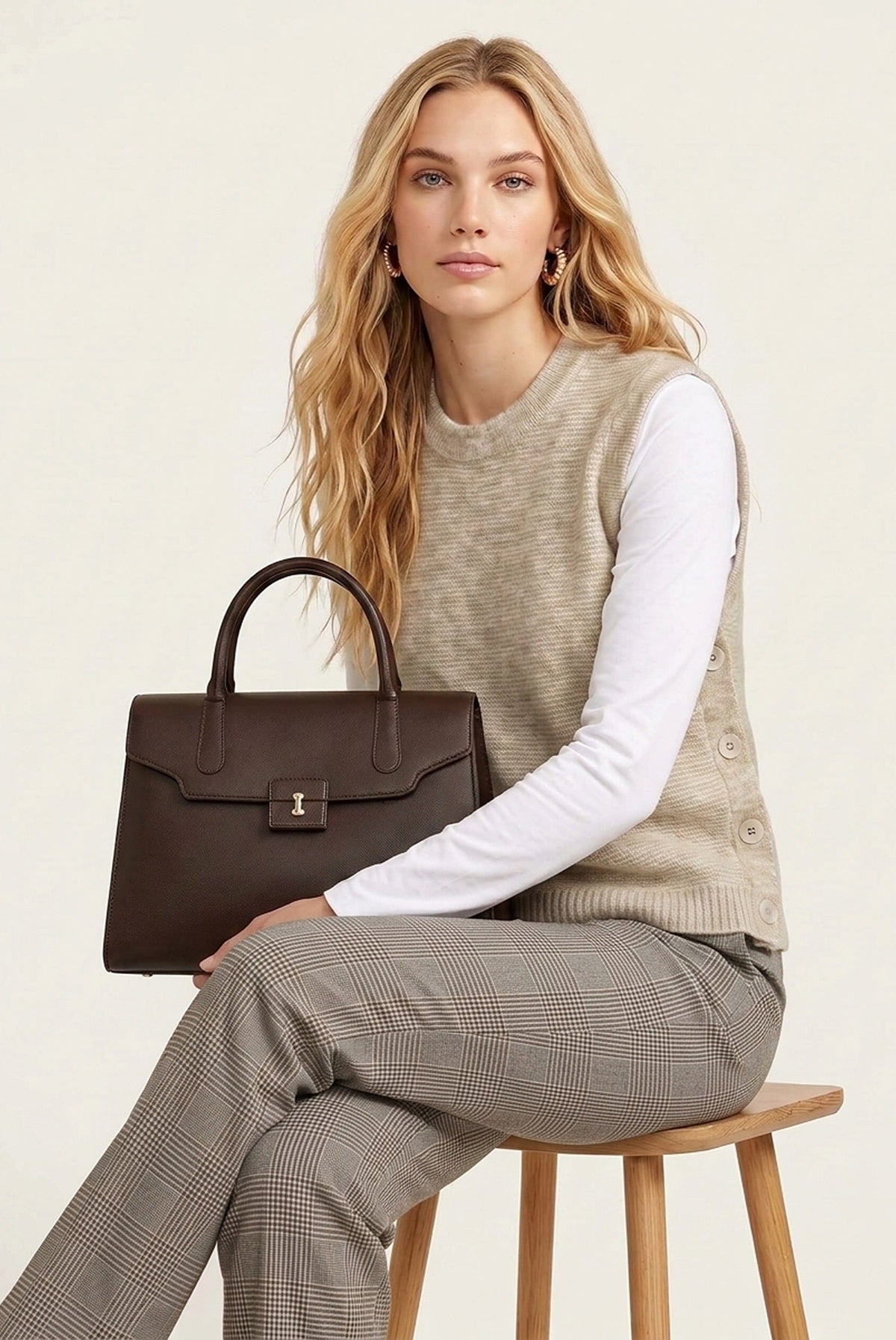PULL SANS MANCHE - DAGNY - BEIGE PULL NEW KOOKAI Mode Kookai