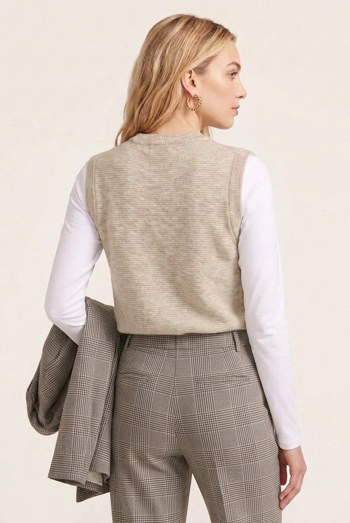 PULL SANS MANCHE - DAGNY - BEIGE PULL NEW KOOKAI Mode Kookai