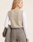 PULL SANS MANCHE - DAGNY - BEIGE PULL NEW KOOKAI Mode Kookai