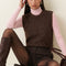 PULL SANS MANCHE - DAGNY - BEIGE PULL NEW KOOKAI Mode Kookai