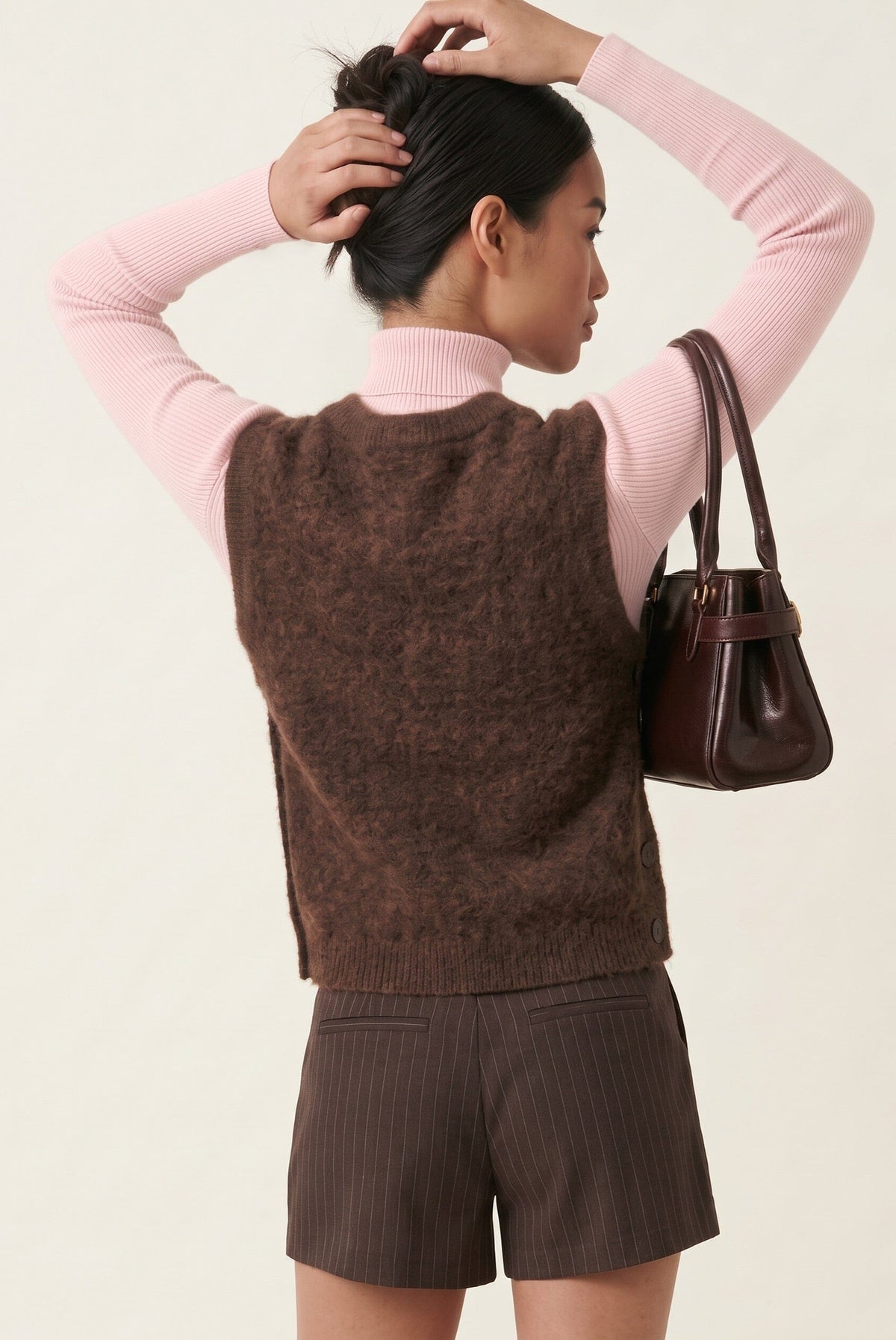 PULL SANS MANCHE - DAGNY - CHOCOLAT PULL NEW KOOKAI Mode Kookai