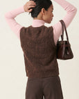 PULL SANS MANCHE - DAGNY - CHOCOLAT PULL NEW KOOKAI Mode Kookai
