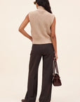 PULL SANS MANCHE - DALLIE - CAMEL PULL NEW KOOKAI Mode Kookai