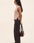 PULL SANS MANCHE - DALLIE - CAMEL PULL NEW KOOKAI Mode Kookai