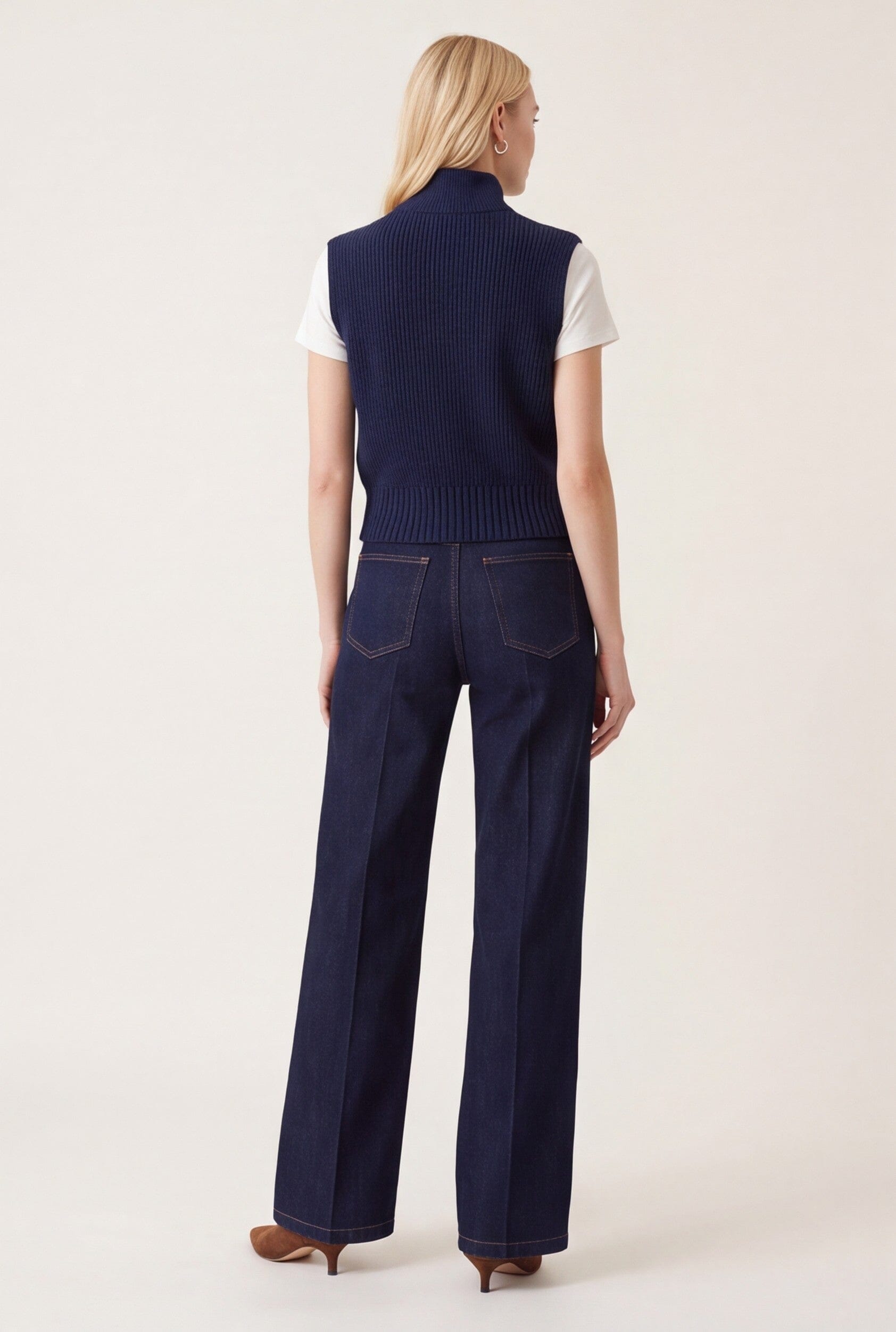 PULL SANS MANCHE - DALLIE - MARINE PULL NEW KOOKAI Mode Kookai