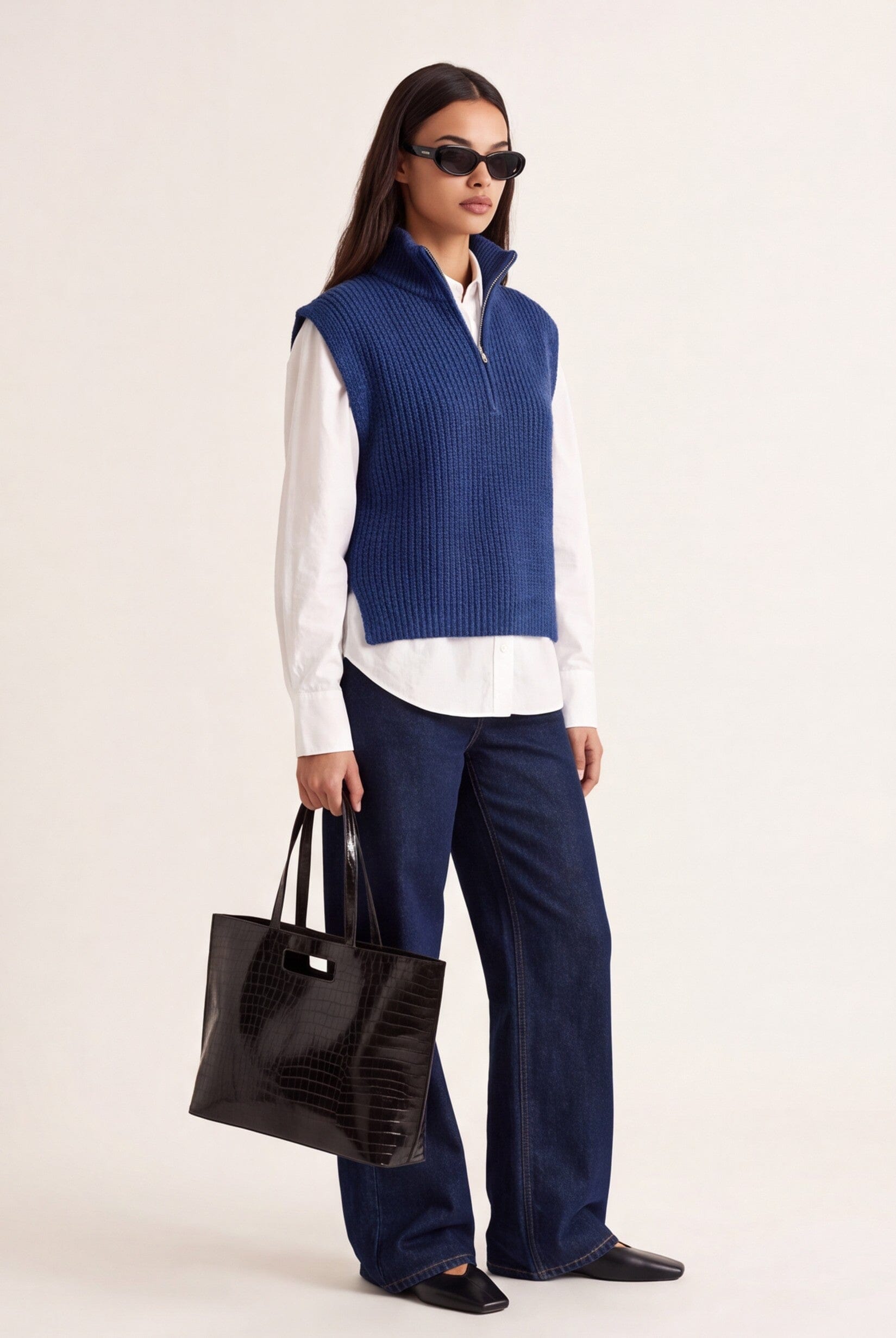 PULL SANS MANCHE - DALTON - BLEU PULL NEW KOOKAI Mode Kookai