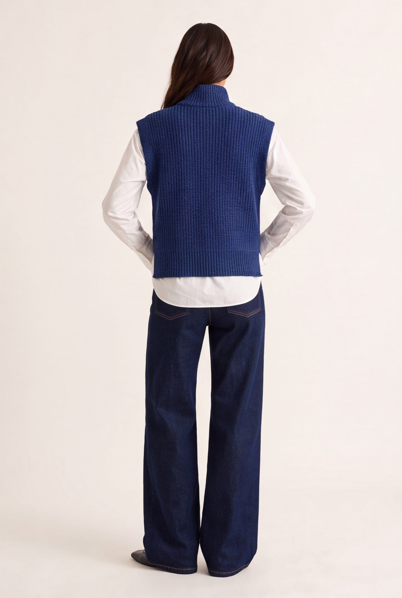 PULL SANS MANCHE - DALTON - BLEU PULL NEW KOOKAI Mode Kookai