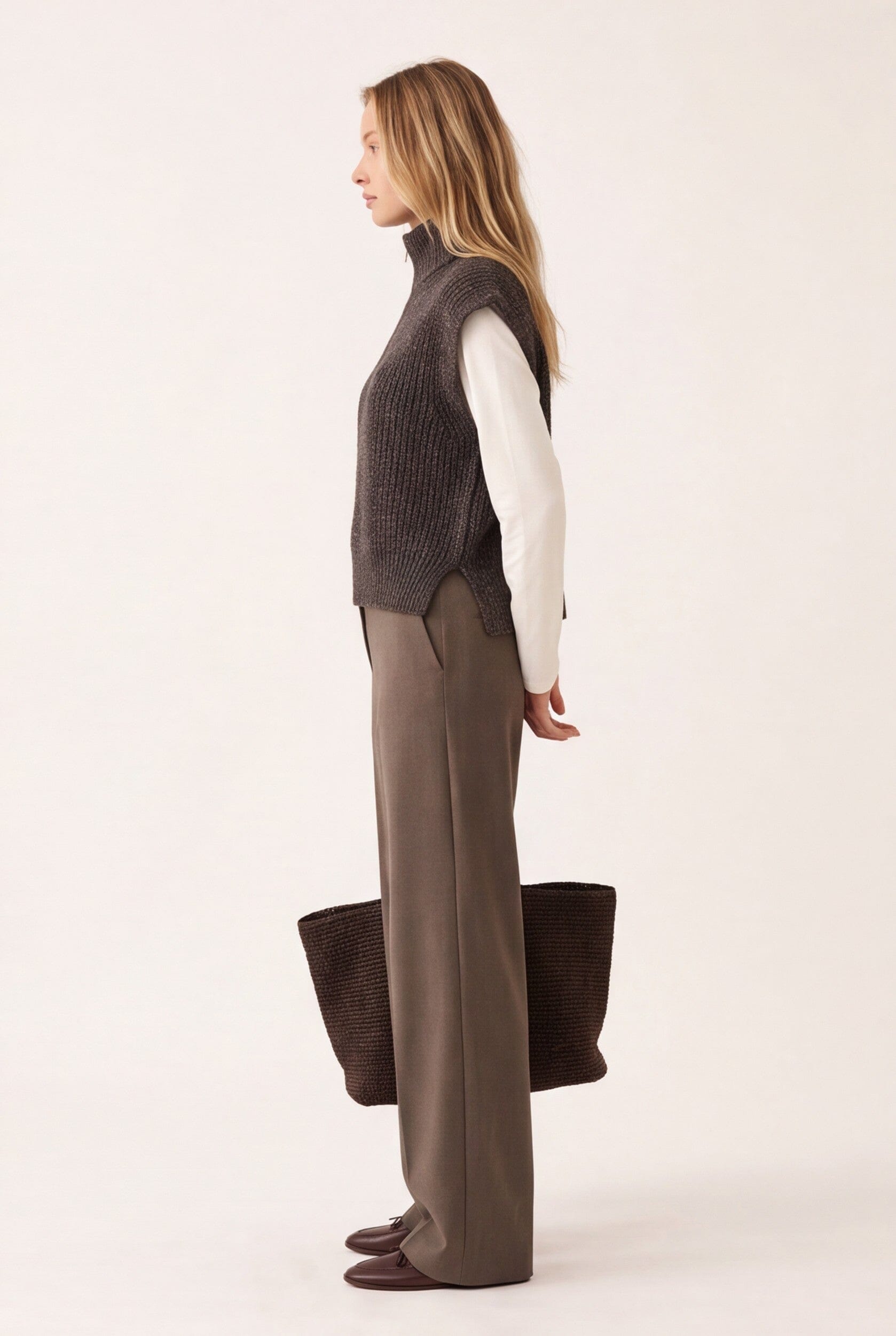 PULL SANS MANCHE - DALTON - CHOCOLAT PULL NEW KOOKAI Mode Kookai