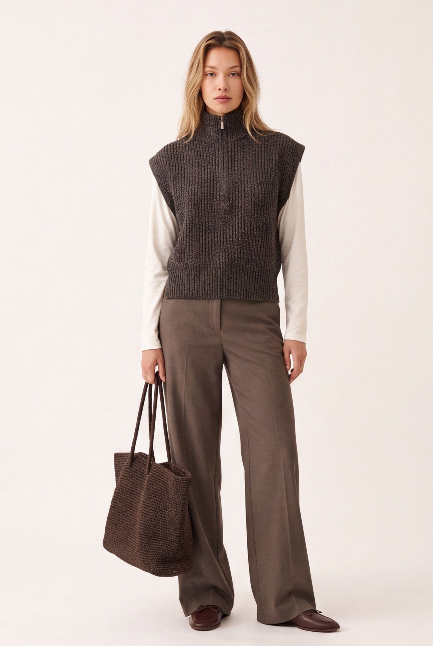 PULL SANS MANCHE - DALTON - CHOCOLAT PULL NEW KOOKAI Mode Kookai