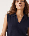 PULL SANS MANCHE - DIMA - NAVY PULL NEW KOOKAI Mode Kookai