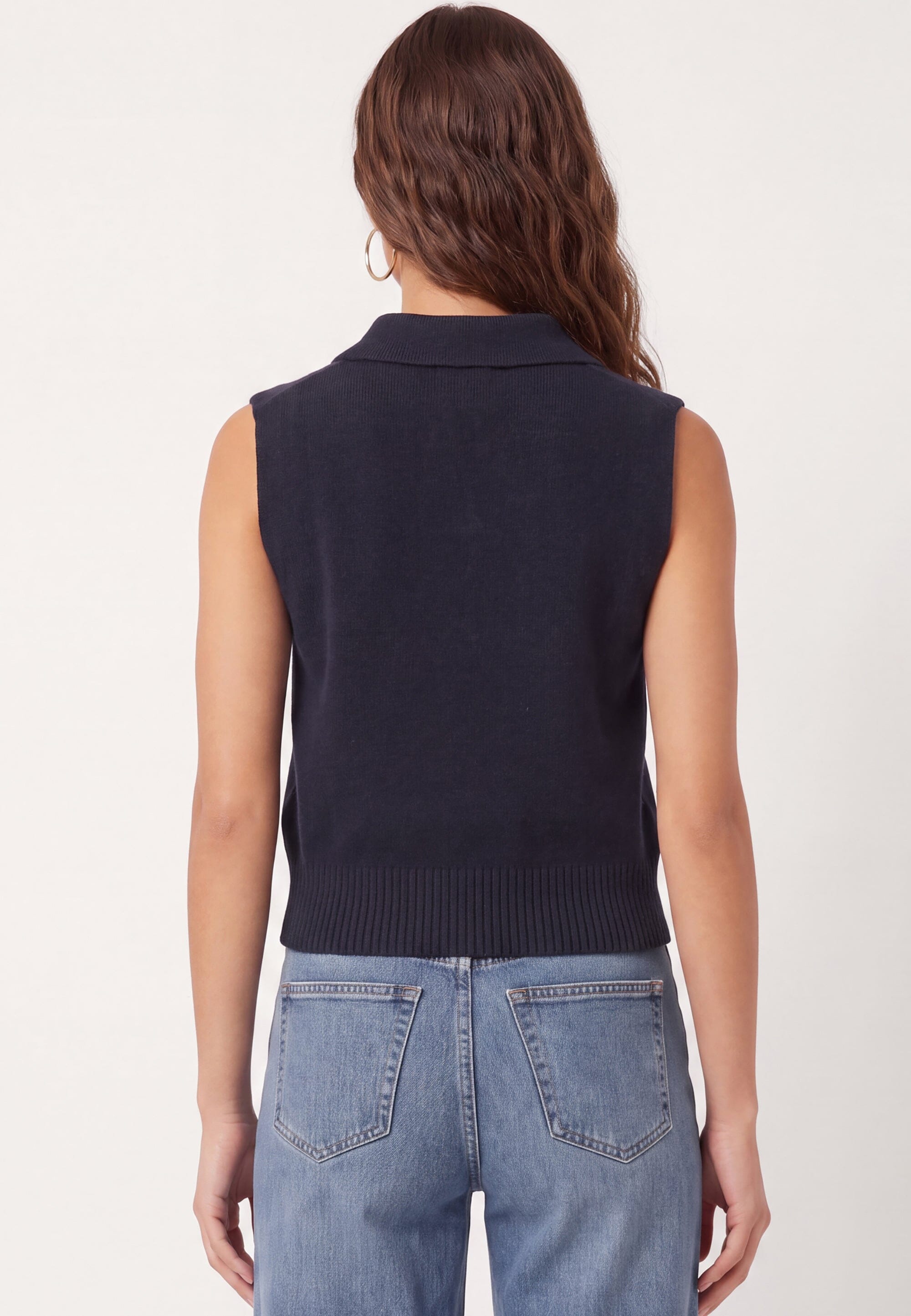 PULL SANS MANCHE - DIMA - NAVY PULL NEW KOOKAI Mode Kookai