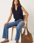 PULL SANS MANCHE - DIMA - NAVY PULL NEW KOOKAI Mode Kookai