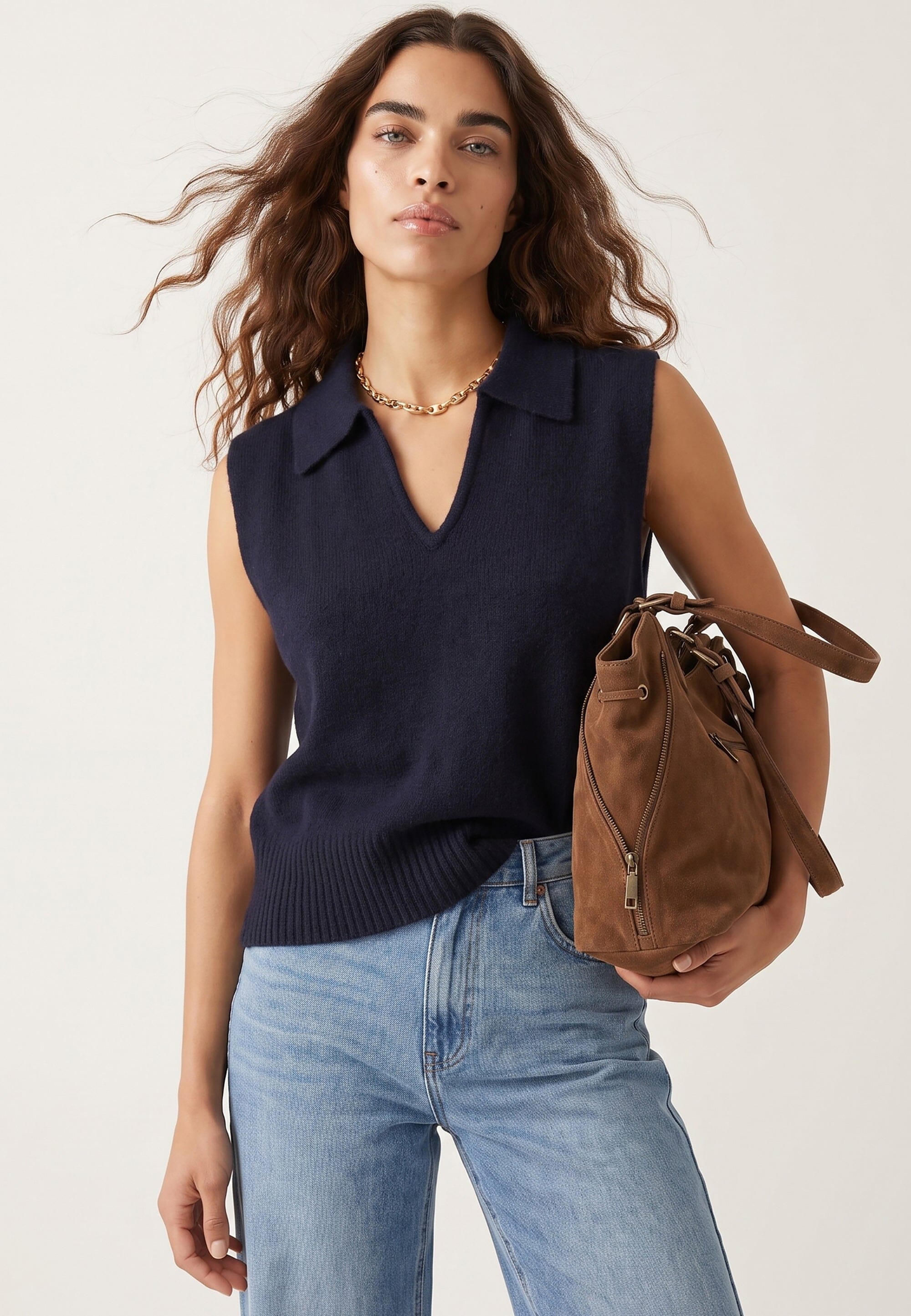 PULL SANS MANCHE - DIMA - NAVY PULL NEW KOOKAI Mode Kookai