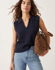 PULL SANS MANCHE - DIMA - NAVY PULL NEW KOOKAI Mode Kookai