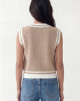 PULL SANS MANCHES - CALLIE - BEIGE/ECRU PULL NEW KOOKAI Mode Kookai