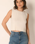 PULL SANS MANCHES - ÉCRU - ADRIANA PULL NEW KOOKAI Mode Kookai