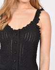 Pull top KARA Black PULL KOOKAI Mode Kookai
