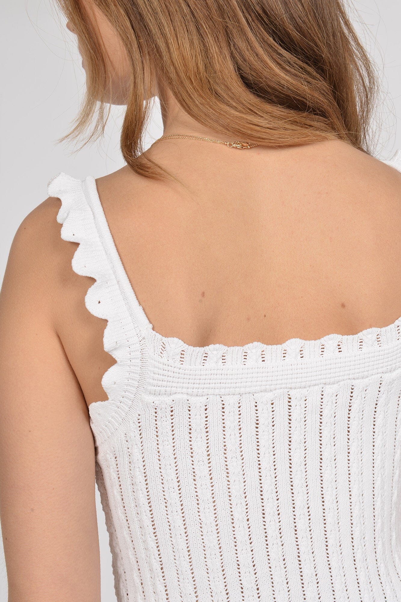 Pull top KARA White PULL KOOKAI Mode Kookai
