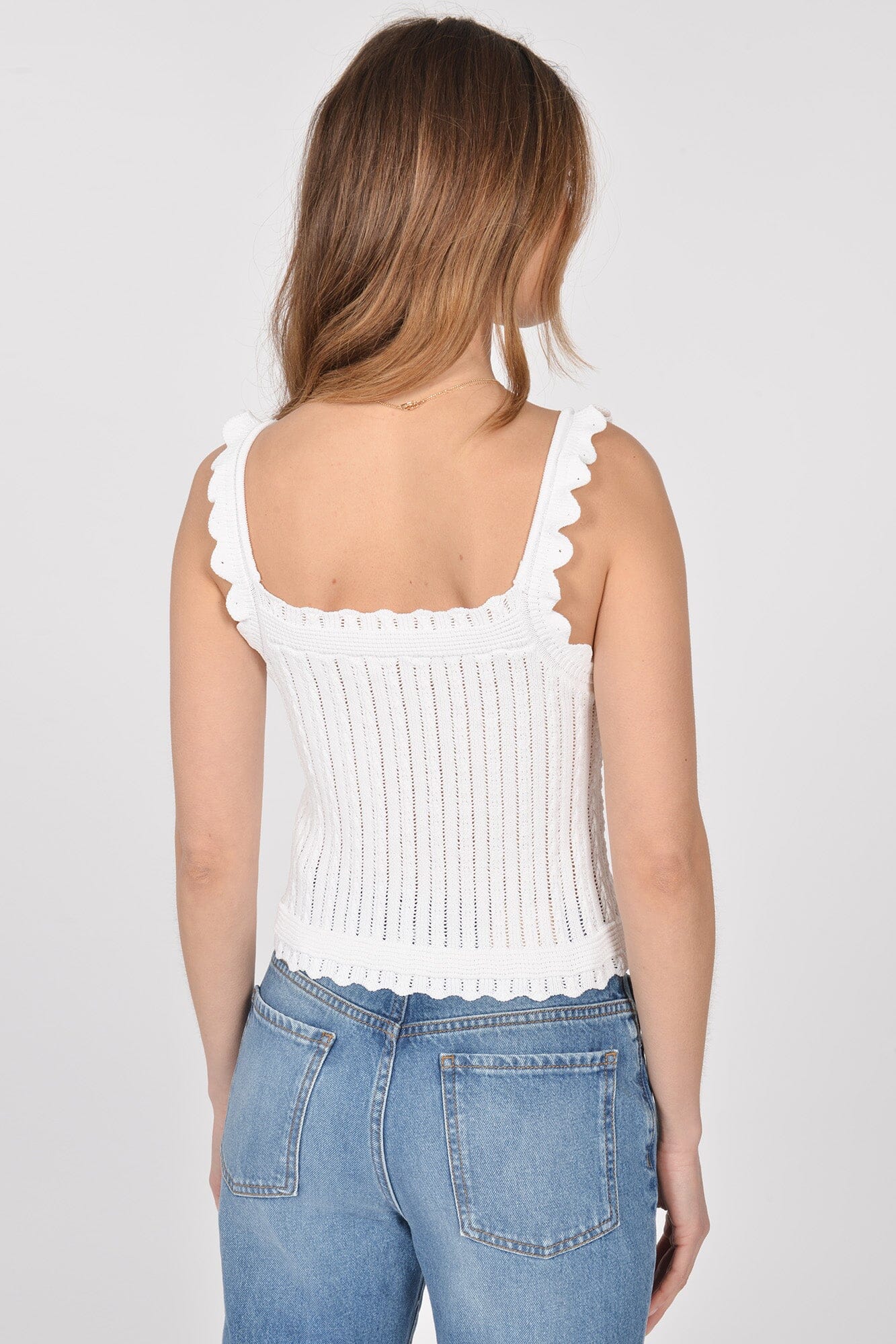 Pull top KARA White PULL KOOKAI Mode Kookai