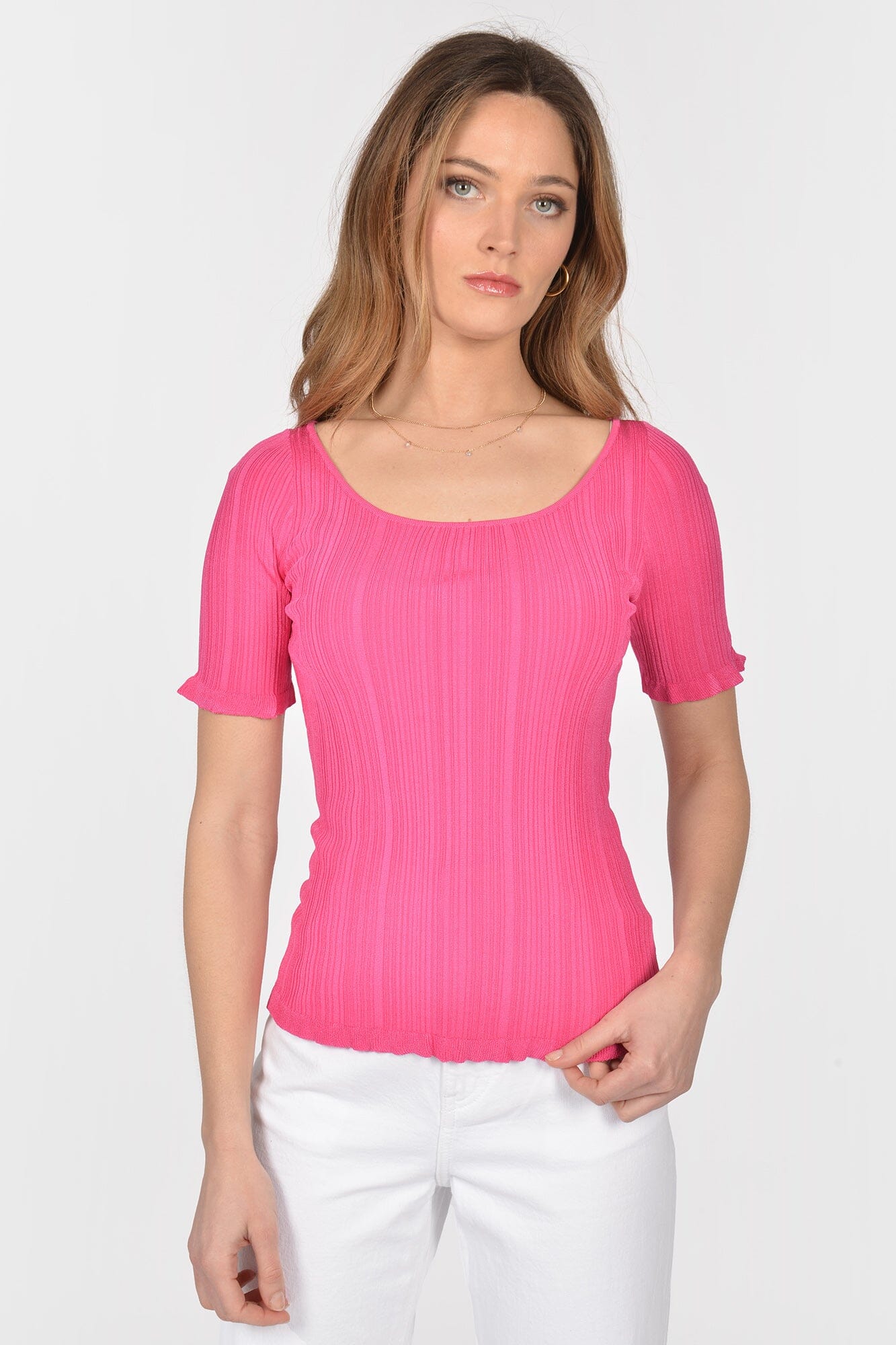 Pull top REMY Fuchsia PULL KOOKAI Mode Kookai