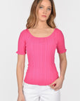 Pull top REMY Fuchsia PULL KOOKAI Mode Kookai