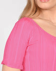 Pull top REMY Fuchsia PULL KOOKAI Mode Kookai