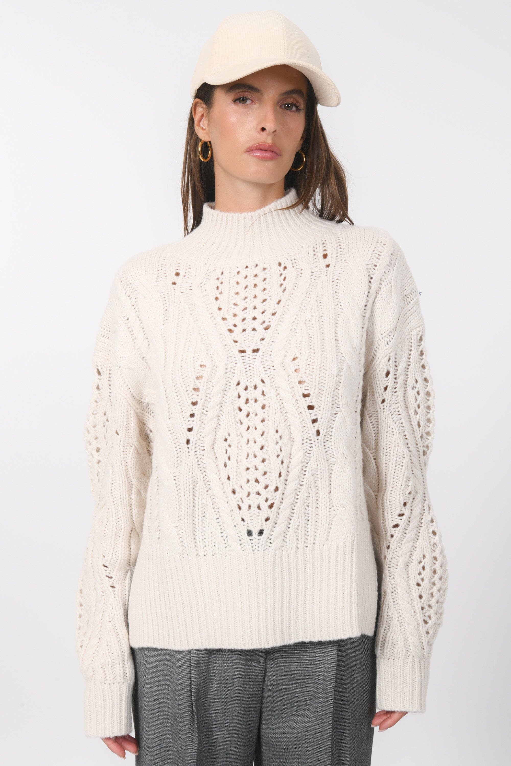 PULL TORSADE - BAYA - ECRU PULL NEW KOOKAI Mode Kookai