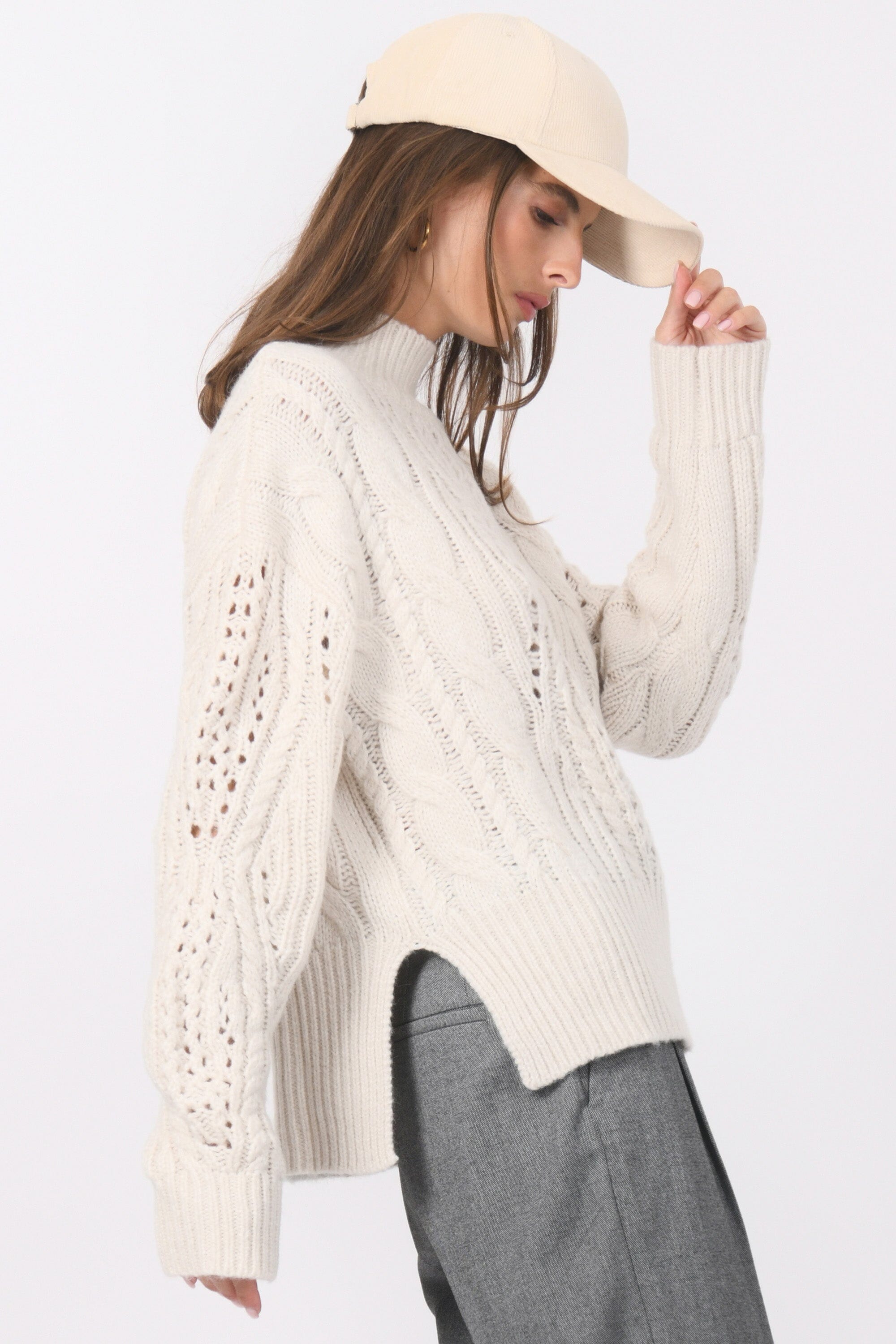 PULL TORSADE - BAYA - ECRU PULL NEW KOOKAI Mode Kookai