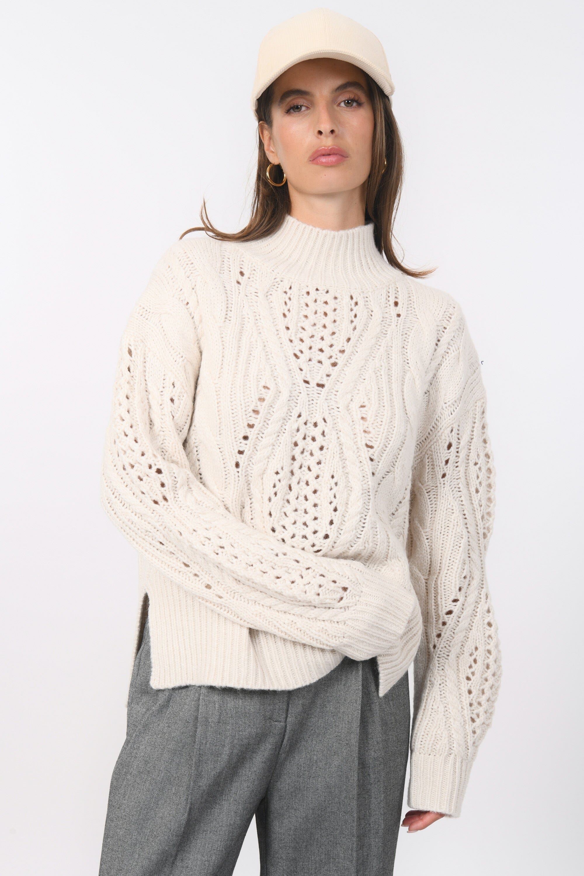 PULL TORSADE - BAYA - ECRU PULL NEW KOOKAI Mode Kookai