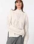 PULL TORSADE - BAYA - ECRU PULL NEW KOOKAI Mode Kookai