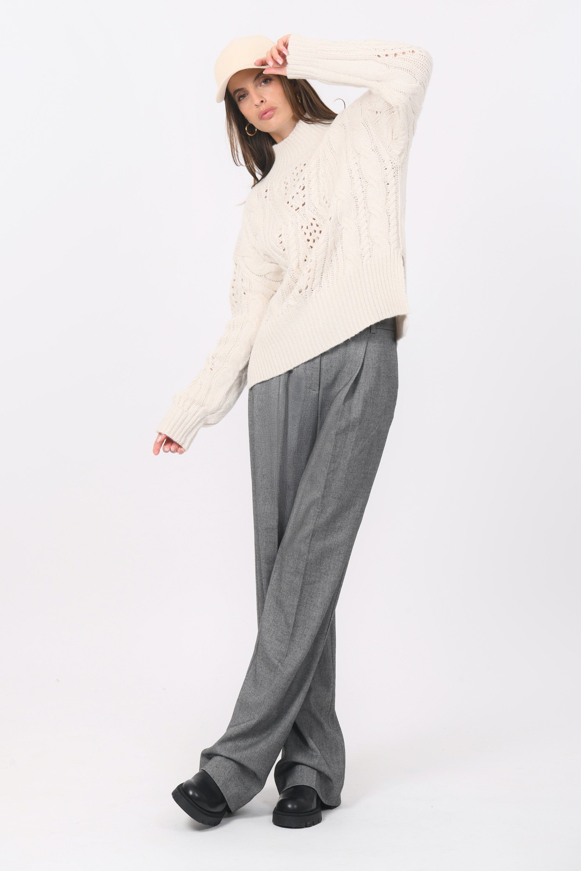 PULL TORSADE - BAYA - ECRU PULL NEW KOOKAI Mode Kookai