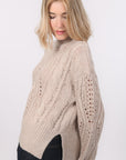 PULL TORSADE - BAYA - TAUPE PULL NEW KOOKAI Mode Kookai