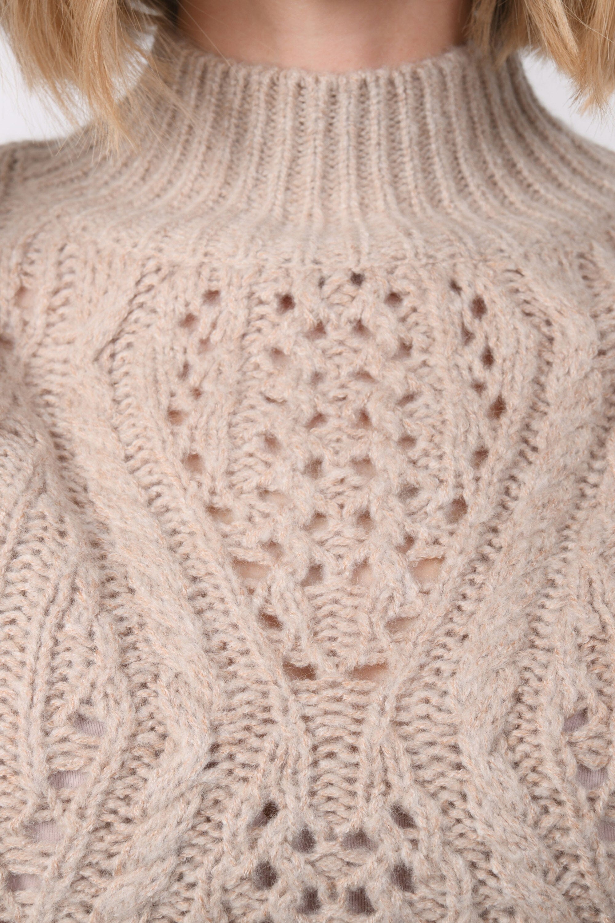 PULL TORSADE - BAYA - TAUPE PULL NEW KOOKAI Mode Kookai
