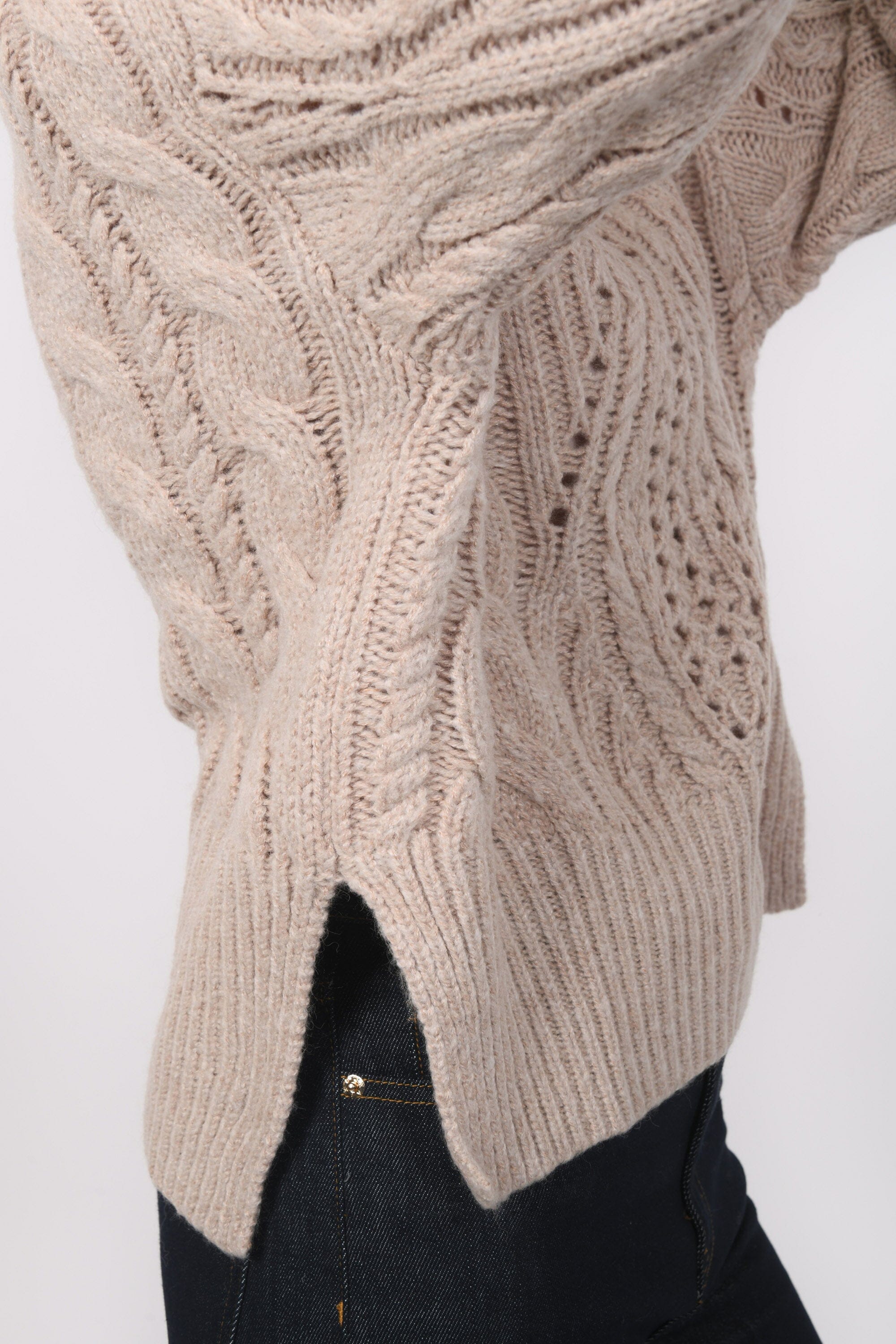 PULL TORSADE - BAYA - TAUPE PULL NEW KOOKAI Mode Kookai