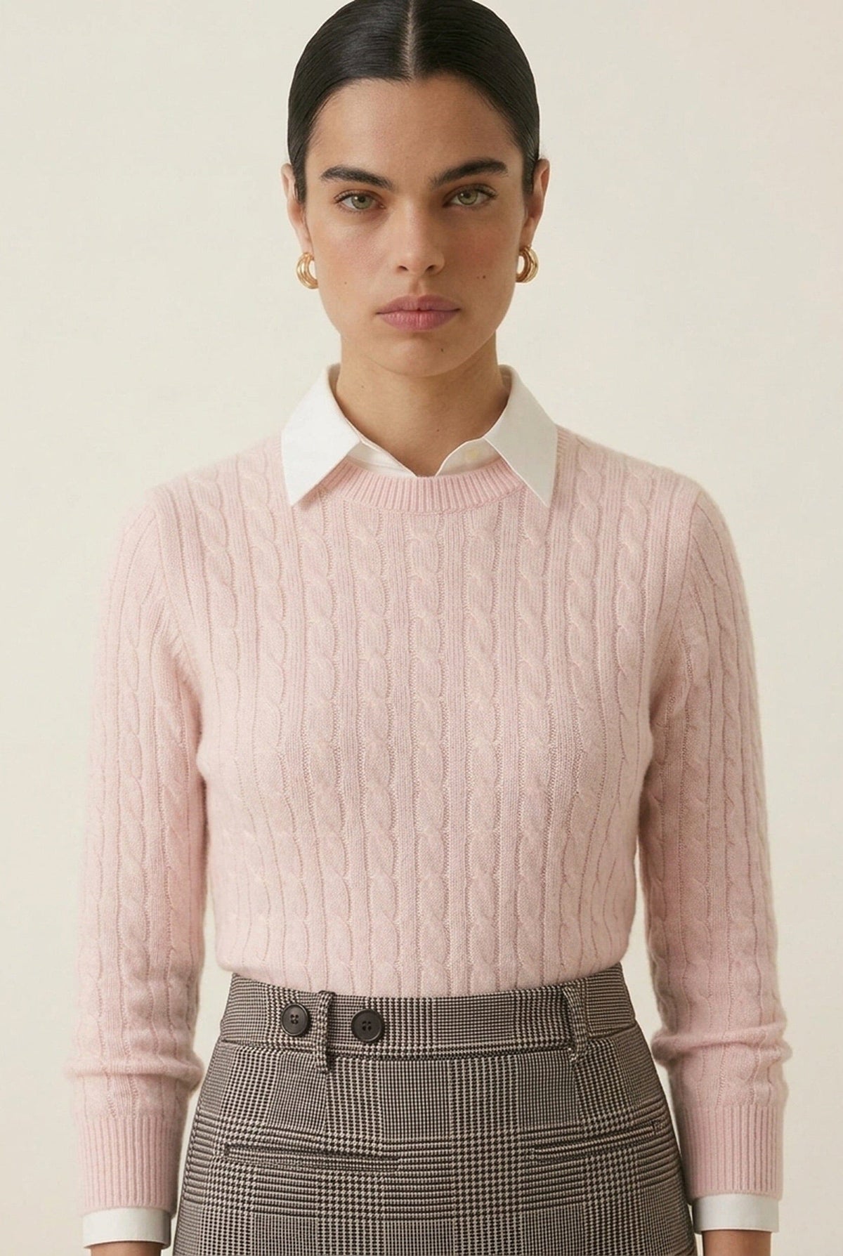 PULL TORSADES - DANITA - ROSE PALE PULL NEW KOOKAI Mode Kookai