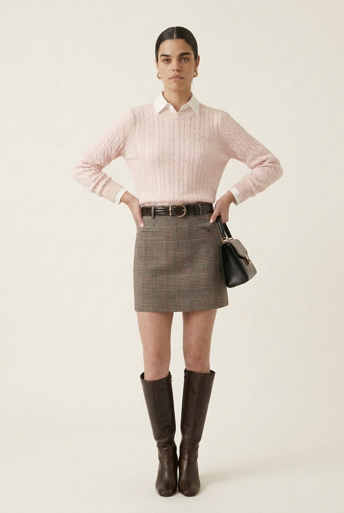 PULL TORSADES - DANITA - ROSE PALE PULL NEW KOOKAI Mode Kookai