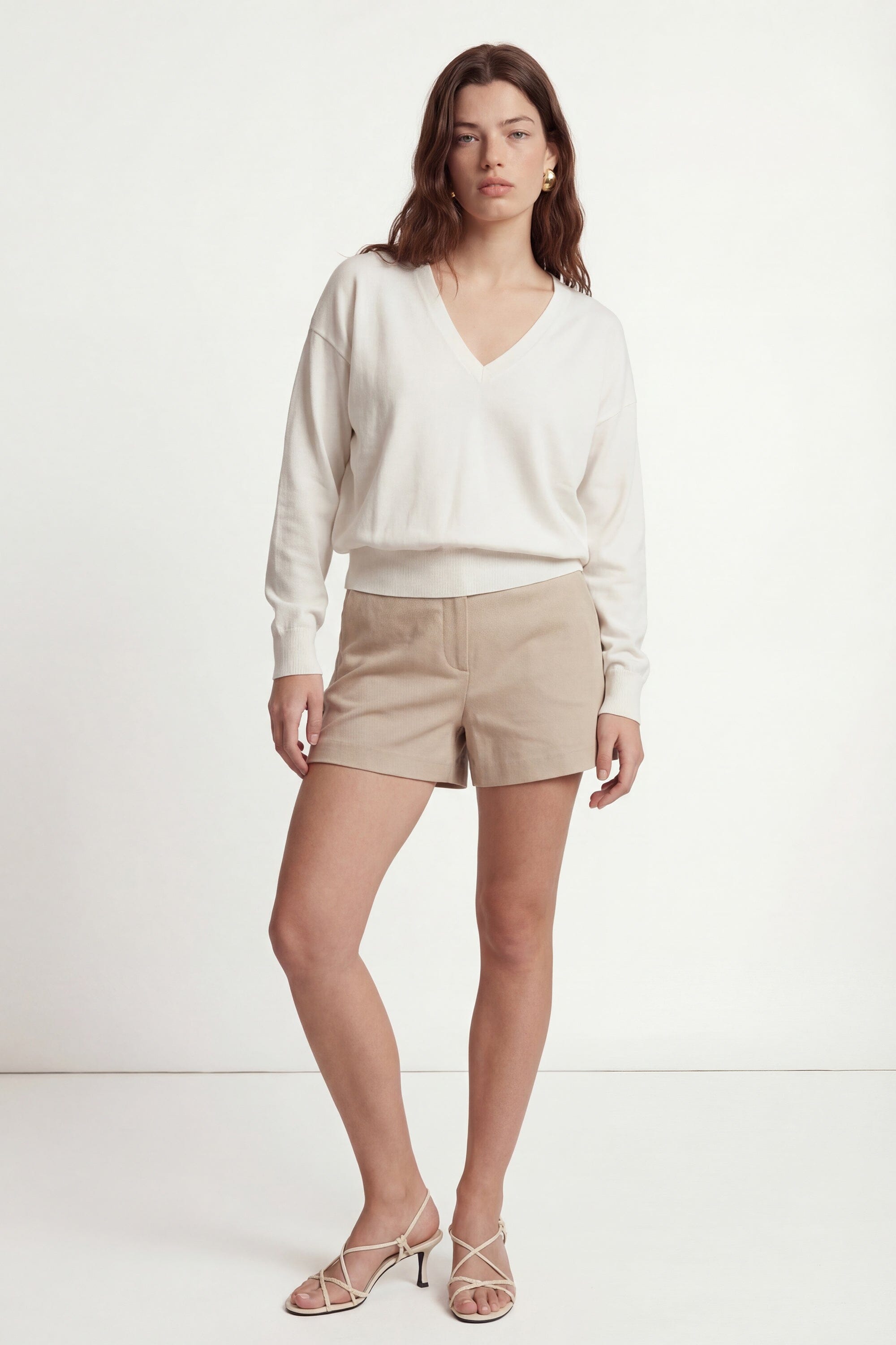 PULL V - CURT - ECRU PULL NEW KOOKAI Mode Kookai