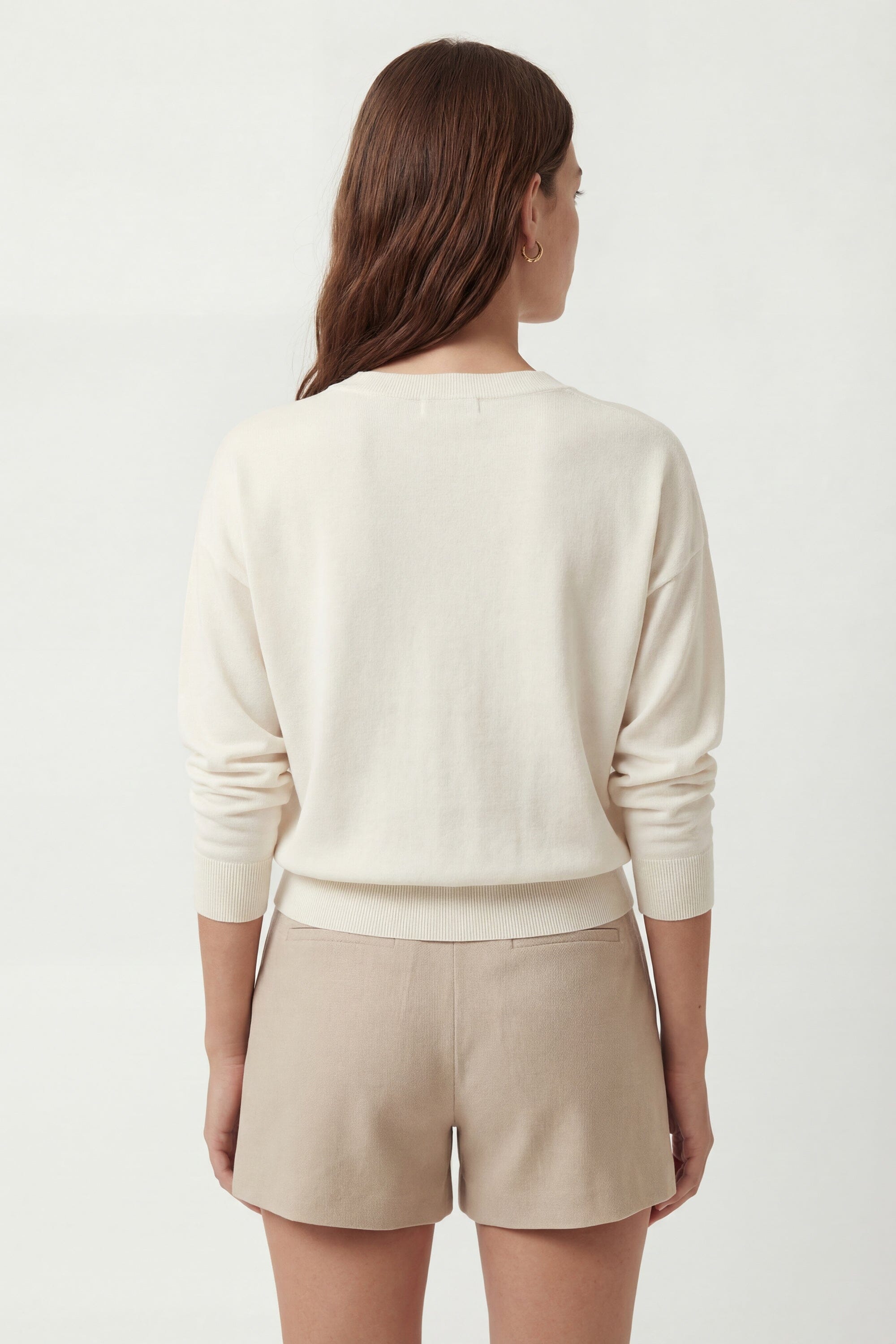 PULL V - CURT - ECRU PULL NEW KOOKAI Mode Kookai