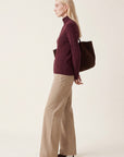 PULL ZIPPE - OLYMPE - BORDEAUX PULL NEW KOOKAI Mode Kookai