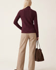 PULL ZIPPE - OLYMPE - BORDEAUX PULL NEW KOOKAI Mode Kookai