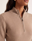 PULL ZIPPE - OLYMPE - CAMEL CHINE PULL NEW KOOKAI Mode Kookai