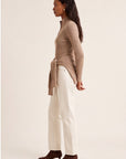 PULL ZIPPE - OLYMPE - CAMEL CHINE PULL NEW KOOKAI Mode Kookai