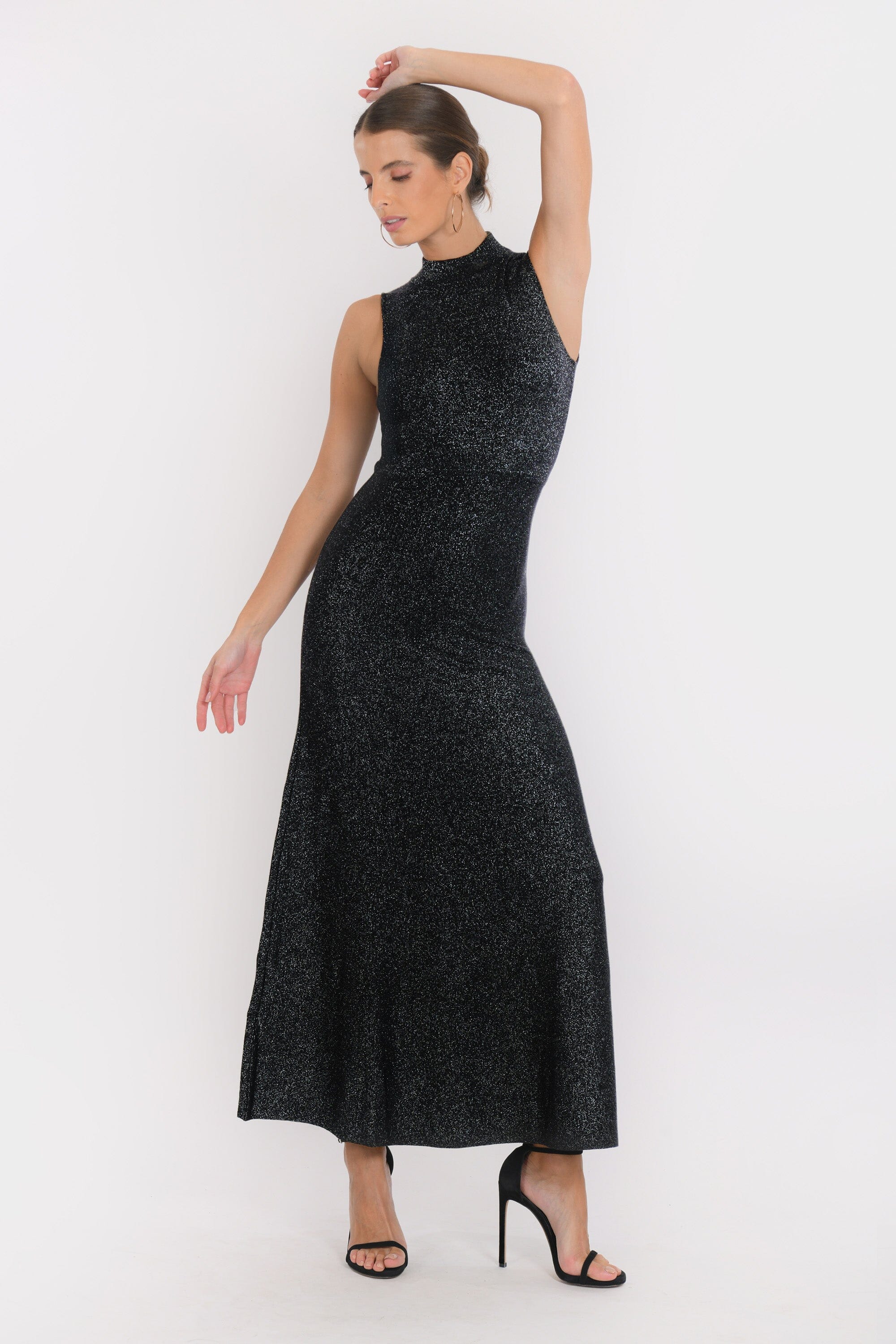 RAOBE PAILLETTEE - BERTINE - NOIR ROBE NEW KOOKAI Mode Kookai