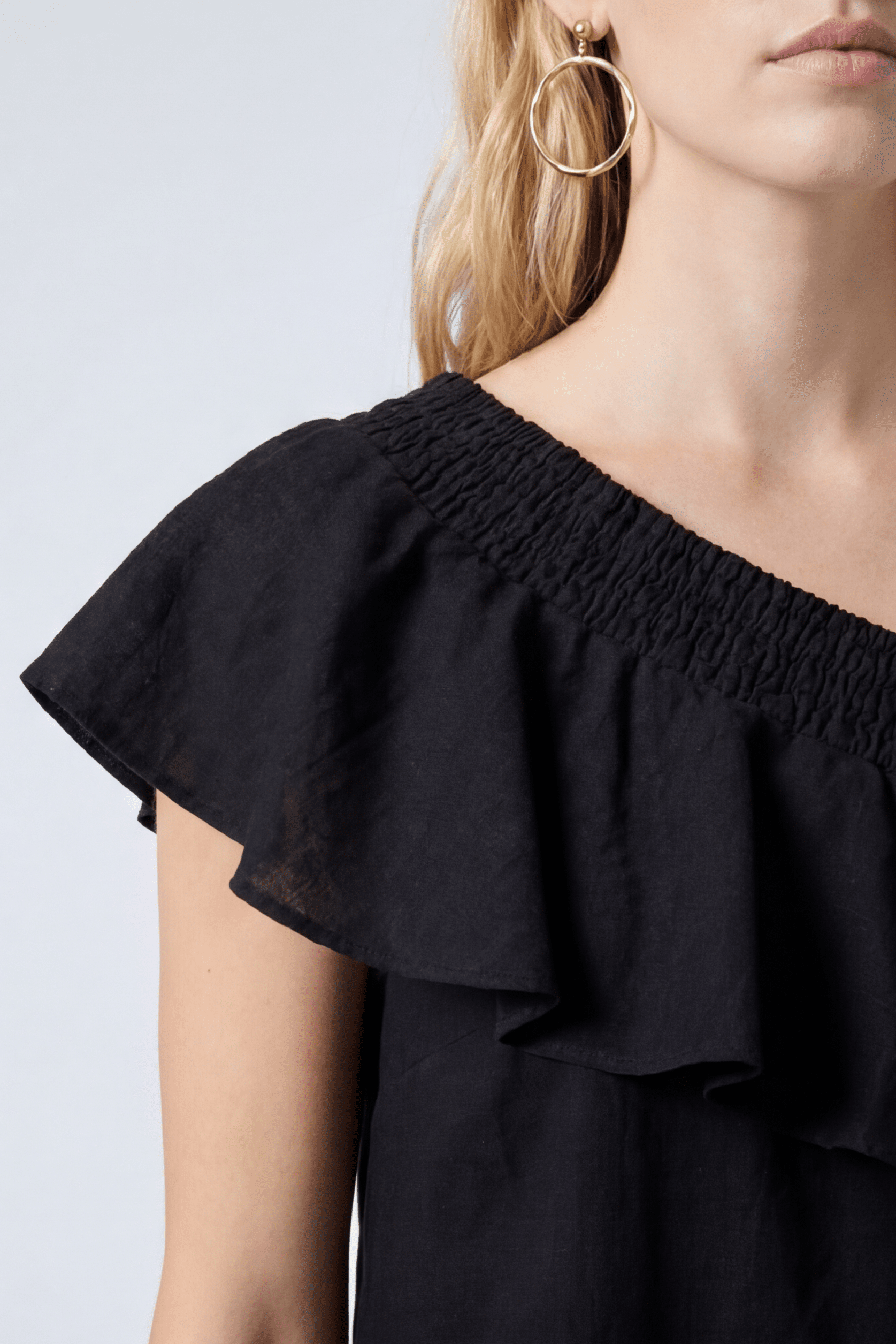 ROBE ASYMETRIQUE - CALETA - NOIR ROBE NEW KOOKAI Mode Kookai